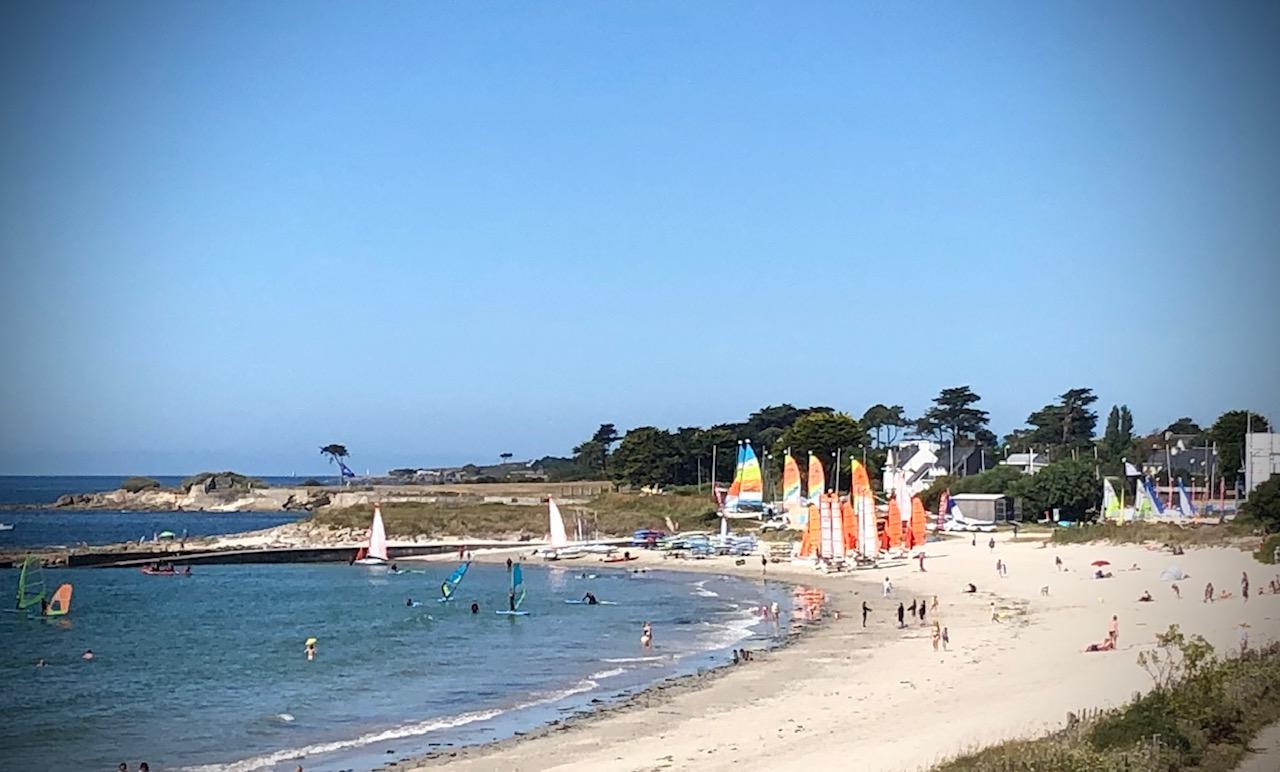 Logis Hotel & Restaurant Les Mouettes - Larmor Plage, Proche De Lorient Exterior foto